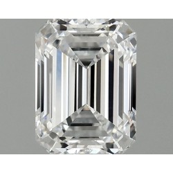 Diament laboratoryjny bezbarwny szlif szmaragdowy, 1.07ct, VVS2, D, IGI LG702582595